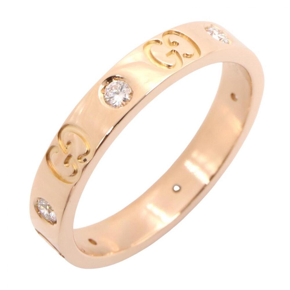 Gucci Icon Amour 6PD Ring - Ring/Finger Jewelry 18KPG (Pink Gold) Diamond Wom...